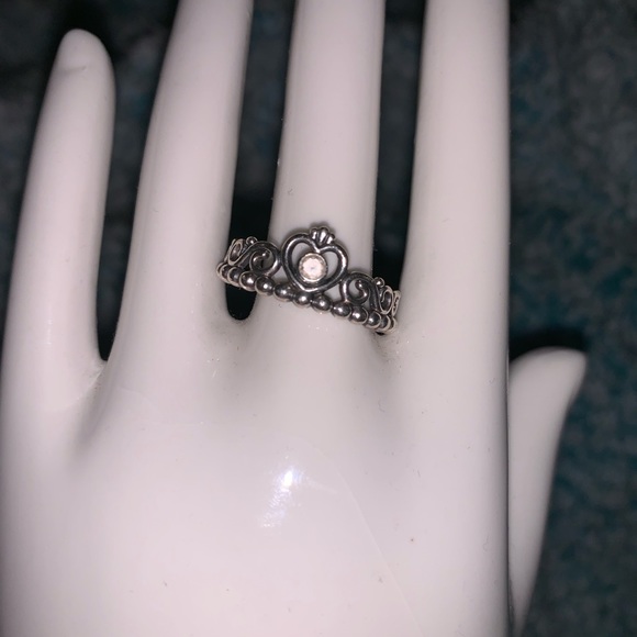 pandora Jewelry - Pandora stackable princess ring, sterling silver.